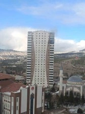 Ankara’da bir binanın 18. katında yangın