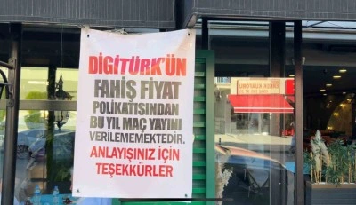 Digitürk üyelik fiyatlarını protesto ettiler