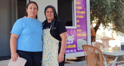 Anne ve Kızı Konteynerde Bazlama ve Gözleme Yaparak Hayata Tutundu