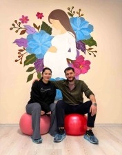 Anne ve baba adayları eşli gebe okulunda eğitim alıyor