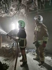 Antakya&rsquo;da konteyner yatakhane yandı