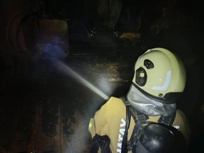 Yağ fabrikasında yangın &ccedil;ıktı