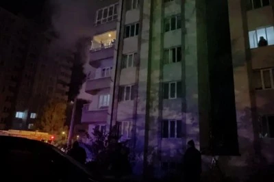 Apartman Dairesinde Yangın: 1 Ölü, 2 Yaralı