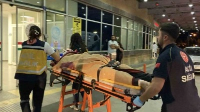 Silahla anında ateş aldı