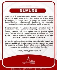 Artvin’de kar tatili uzatıldı