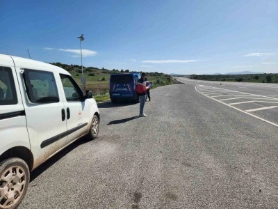 Aslanapa’da hayvan hareketlerine yönelik yol kontrolleri