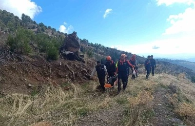 Ava giden vatandaş fenalaşması sonrası yaşamını yitirdi