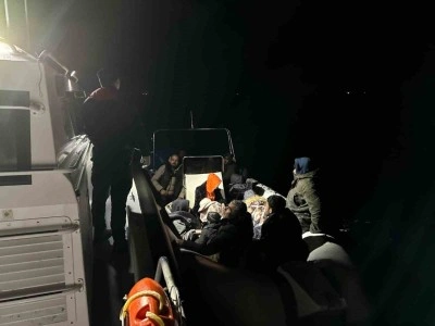 Aydın’da 19 düzensiz göçmen kurtarıldı