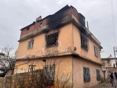 Aydın’da ev yangını