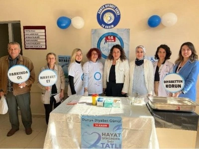 Aydın Devlet Hastanesi&rsquo;nde vatandaşlar diyabete karşı bilgilendirildi