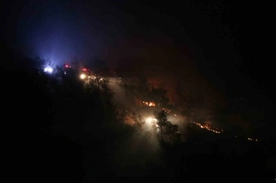 Ayvacık’taki yangın kısmen kontrol altına alındı