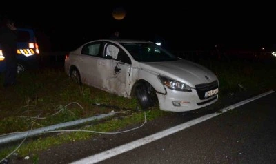 Bafra’da kaza: 3 yaralı