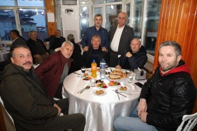 Bafra’da muhtarlar iftarda buluştu