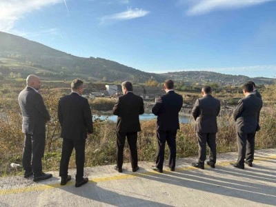 Bafra&rsquo;da OSB&rsquo;leri birbirine bağlayacak dev k&ouml;pr&uuml; hızla y&uuml;kseliyor