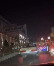 Bahçelievler’de asker eğlencesi yapan gruptan trafikte tehlikeli hareketler