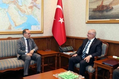 Bakan G&uuml;ler, İtalya&rsquo;nın Ankara B&uuml;y&uuml;kel&ccedil;isi Manzo&rsquo;yu kabul etti