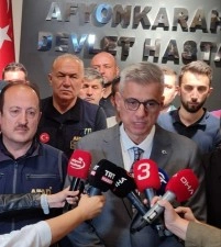 Yangın faciasında yaralananlara ziyaret