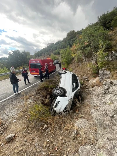 Balıkesir'de Tek Taraflı Trafik Kazası
