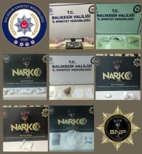 Balıkesir polisi uyuşturucu tacirlerine göz açtırmıyor: 10 gözaltı