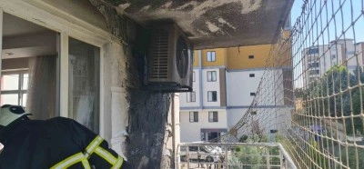 Apartmanda Piknik Tüpü Bomba Gibi Patladı