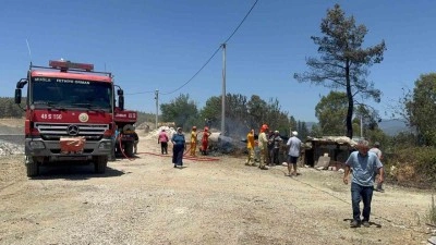 Bariyer yapımı yangına neden oldu