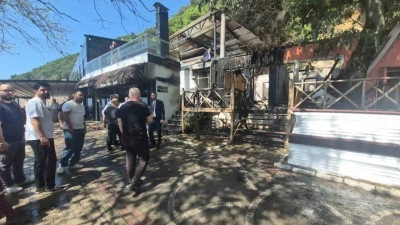 O ilimizdeki turistik otelde yangın