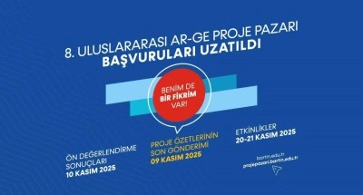 BARÜ 8. Uluslararası Ar-Ge Proje Pazarı başvuru süresi uzatıldı