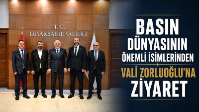 Basın D&uuml;nyasının &Ouml;nemli İsimlerinden Vali Zorluoğlu&rsquo;na Ziyaret
