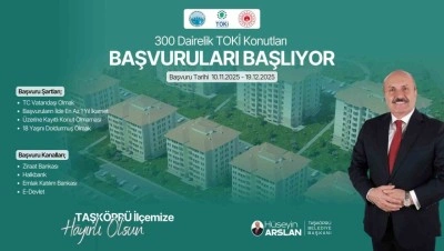 Başkan Arslan&rsquo;dan TOKİ projesi i&ccedil;in vatandaşlara başvuru hatırlatması