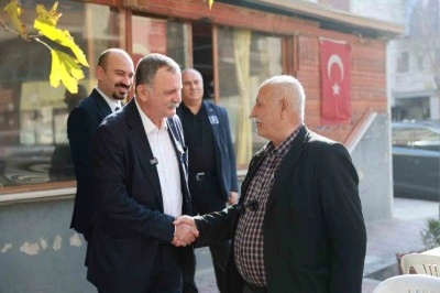 Başkan Balaban Yenimahalle&rsquo;de esnafı dinledi