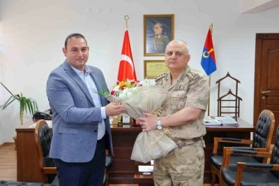 Kilis İl Jandarma Komutanına ziyaret etti