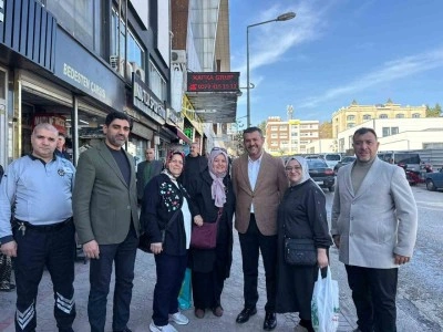 Başkan &Ccedil;etinkaya, halkla i&ccedil; i&ccedil;e olmaya devam ediyor