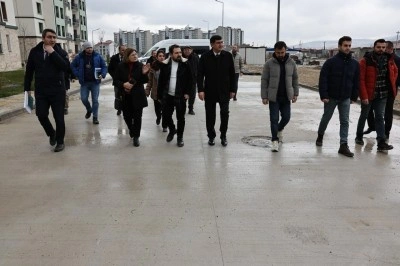 Başkan Eyüp Kahveci’den TOKİ Konutları’na yerinde inceleme