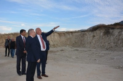 Başkan Kumral devam eden projeleri yerinde inceledi