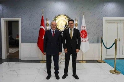 Başkan &Ouml;zl&uuml;, Başsavcı Emre ile bir araya geldi