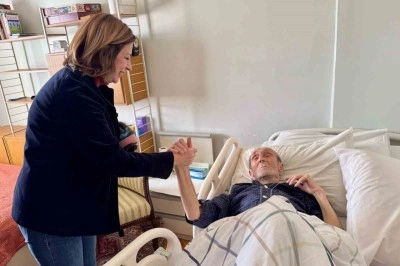 Başkan Ünlüce Amigo Orhan’ı ziyaret etti