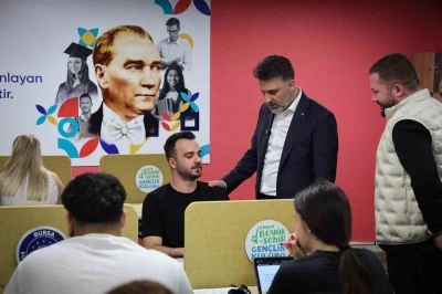 Başkan Vekili Biba &ouml;ğrencilerle bir araya geldi