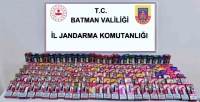 Batman’da kaçak elektronik sigaralar ele geçirildi