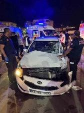 Batman’da otomobil tırla çarpıştı: 3 yaralı