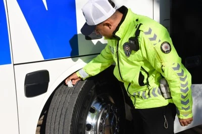 Batman’da Ticari Araçlara Kış Lastiği Denetimi Başladı