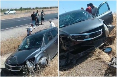 Batman-Siirt Karayolunda Kontrol Kaybı