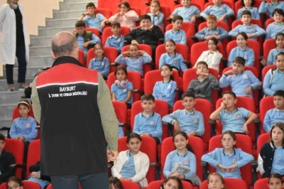 Bayburt&rsquo;ta &ouml;ğrencilere gıda kaybı ve israfı konusunda eğitim verildi