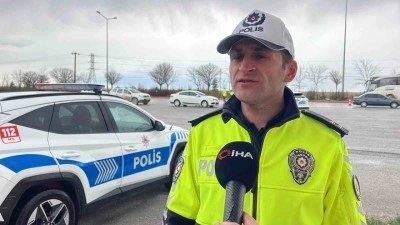 Bayram dönüşünde güvenli trafik akışı için denetimler aralıksız sürüyor