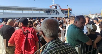 Bayramın son gününde Adalar İskelesi’nde yoğunluk oluştu