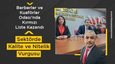 Berberler ve Kuaf&ouml;rler Odası&rsquo;nda Kırmızı Liste Kazandı
