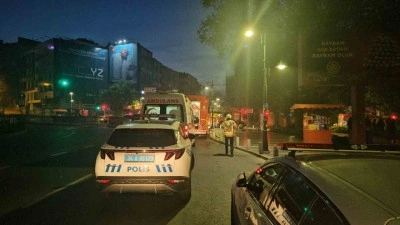 Beşiktaş’ta restoranda korkutan yangın