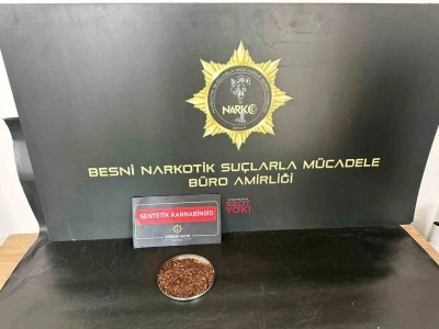 Besni&rsquo;de uyuşturucuyla yakalanan şahıs tutuklandı