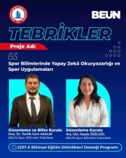 BEUN&rsquo;lu akademisyenlerin yer aldığı projeye T&Uuml;BİTAK&rsquo;tan destek