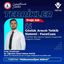 BEUN&rsquo;un "FaceCues Projesi"ne m&uuml;kemmeliyet m&uuml;hr&uuml;