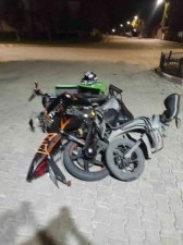 Bilecik&rsquo;te motosikletler kafa kafaya &ccedil;arpıştı, 2 yaralı
